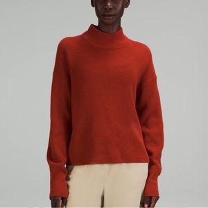 Lululemon Merino Wool-Blend Mock Neck Sweater